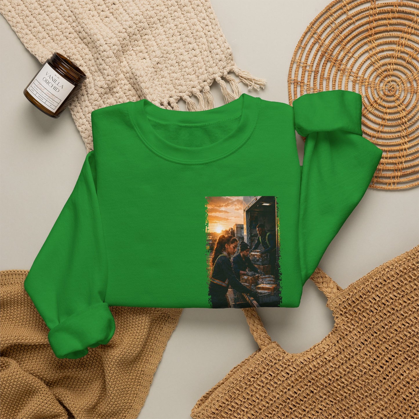 Postal Music — The Next Tour Core Crewneck Sweatshirt — Color Group 2 of 3