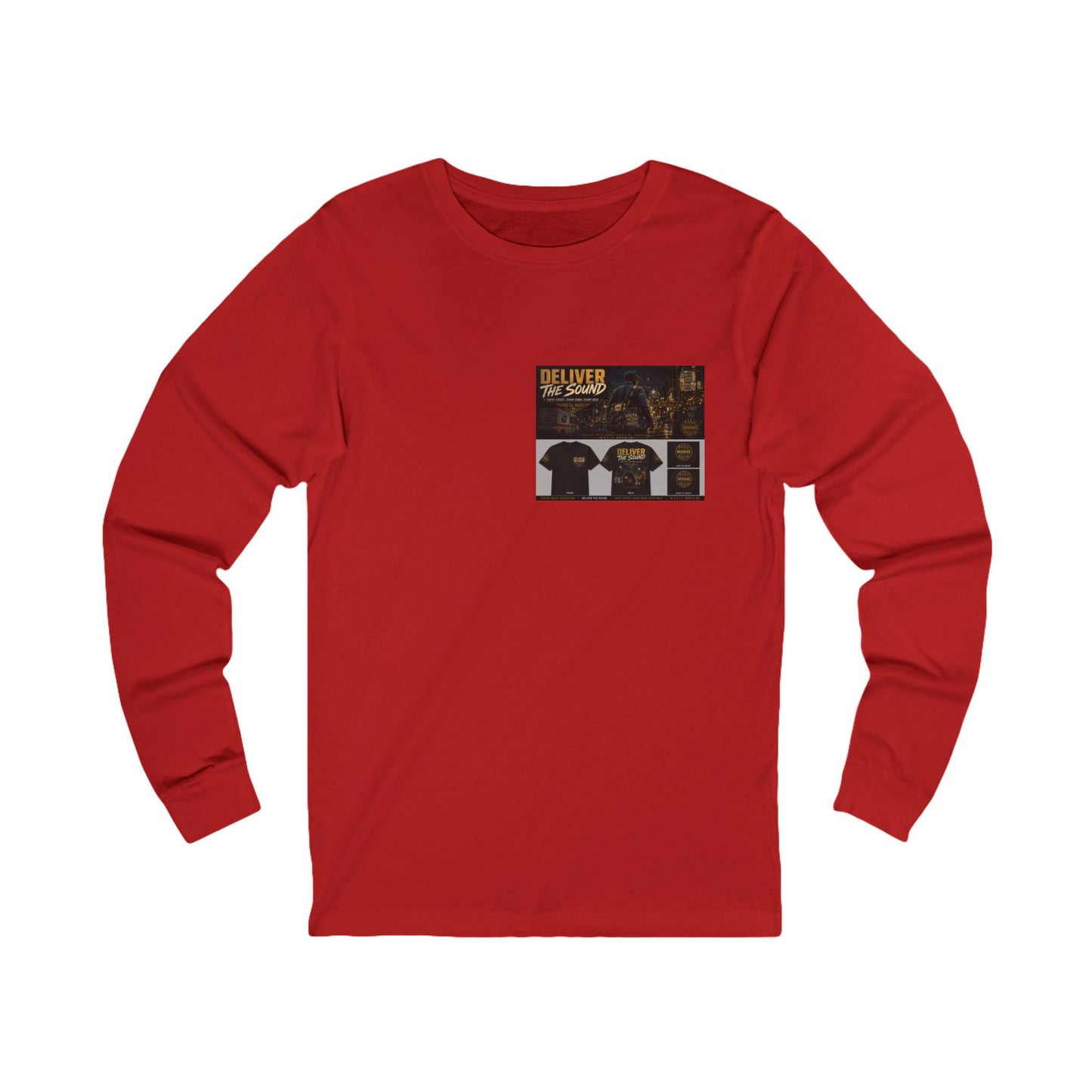 Postal Music — Deliver the Sound — Long-Sleeve T-Shirt