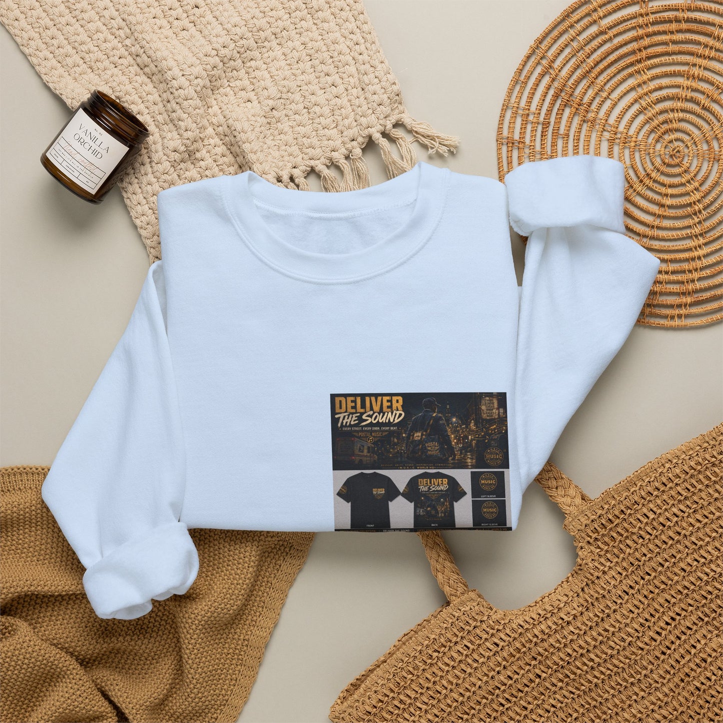 Postal Music — Deliver the Sound — Core Crewneck Sweatshirt