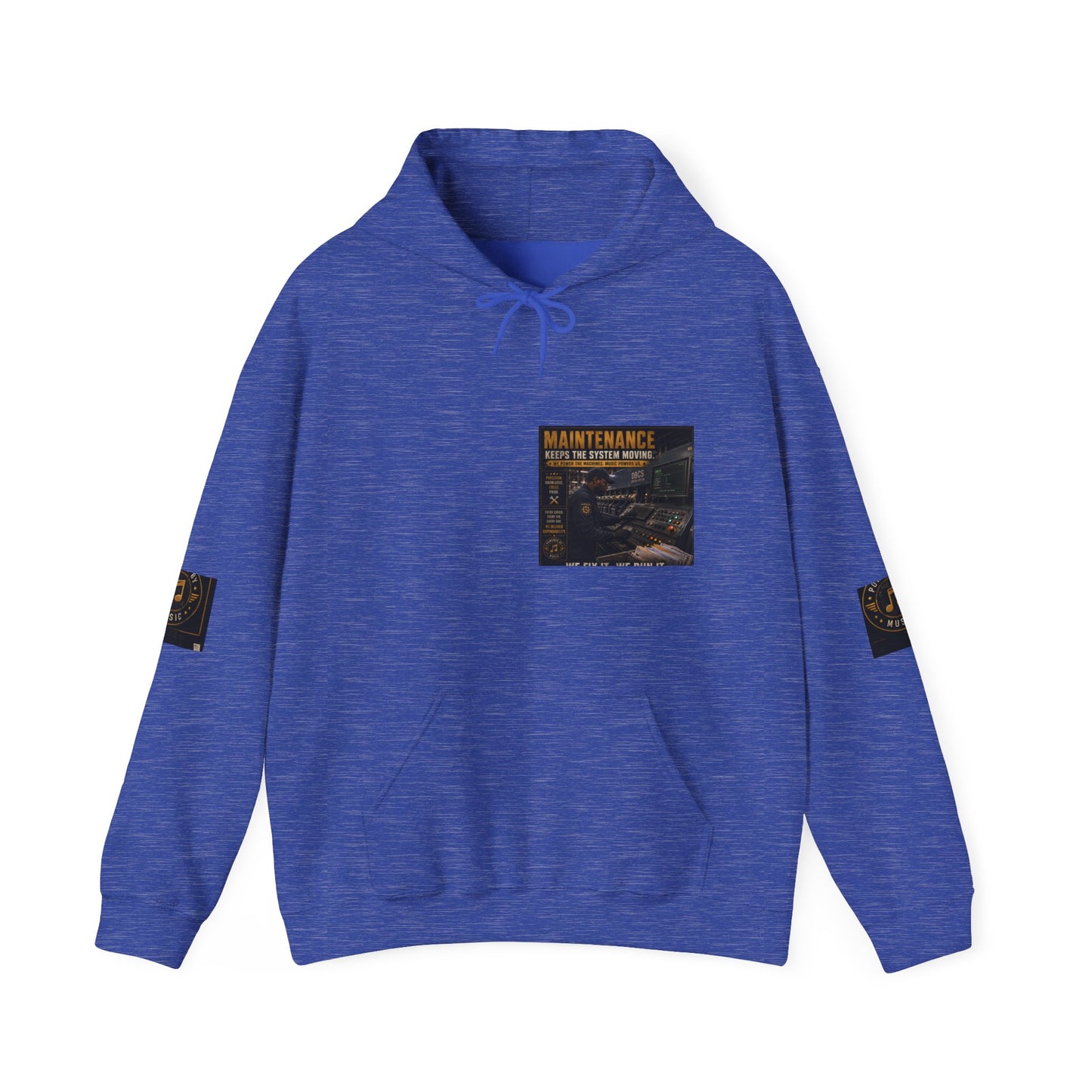 Postal Music — Maintenance Keeps the System Moving — Core Pullover Hoodie