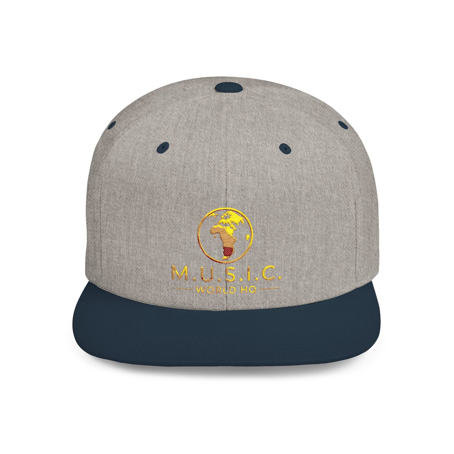 M.U.S.I.C. World HQ Heritage Premium Flat-Bill Snapback