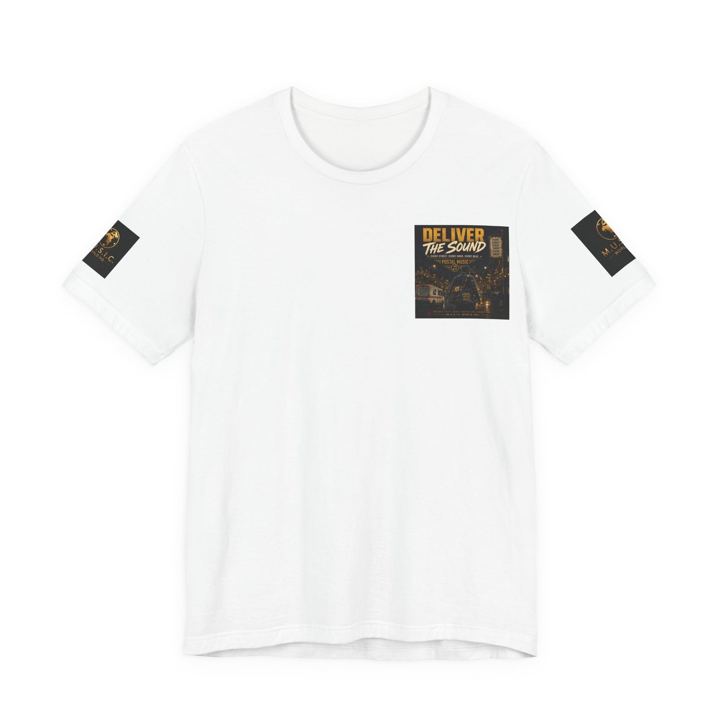 Postal Music — Deliver the Sound — Premium Unisex T-Shirt