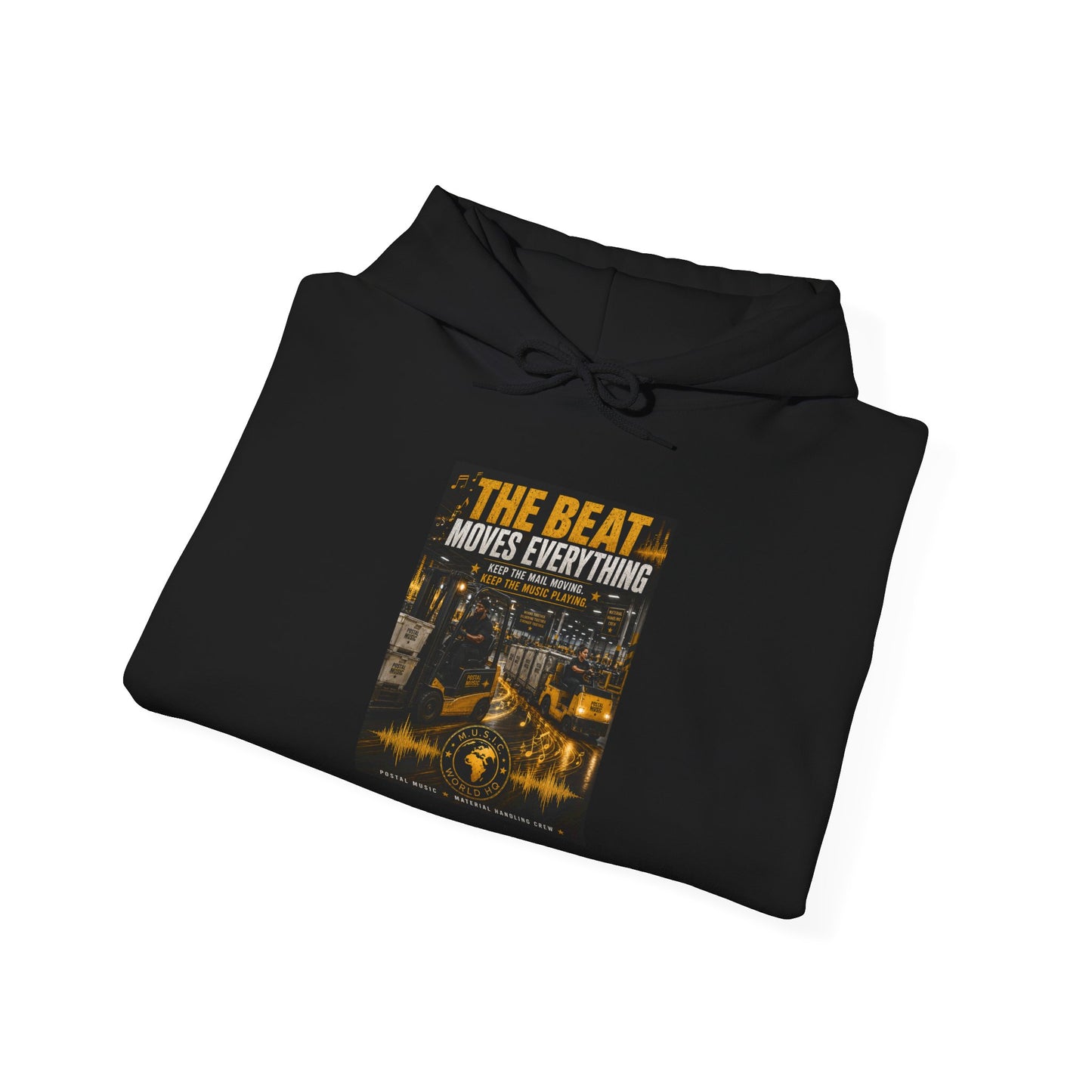 The Beat Moves Everything — Men's Hoodie | Postal Music