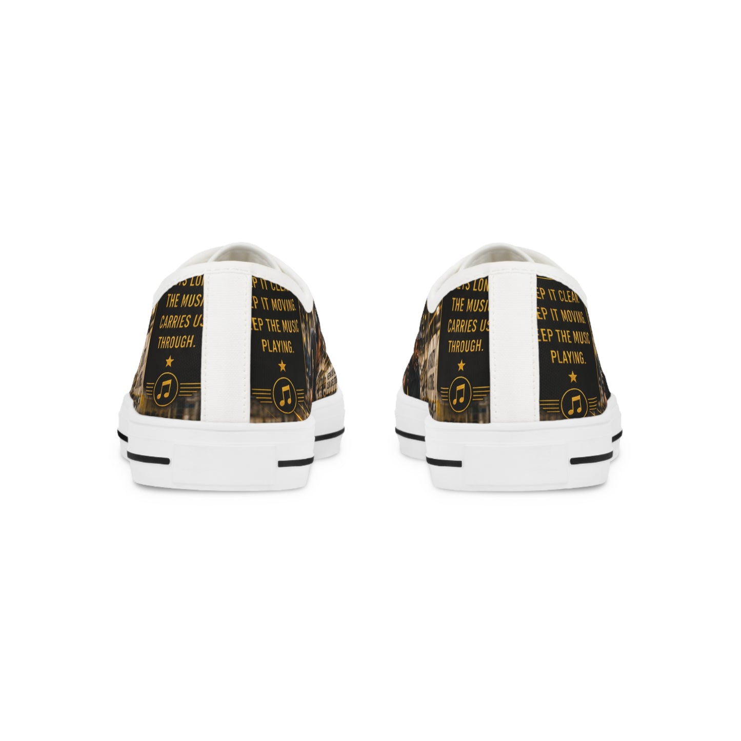 Cleaning to the Beat — Low-Top Sneakers
