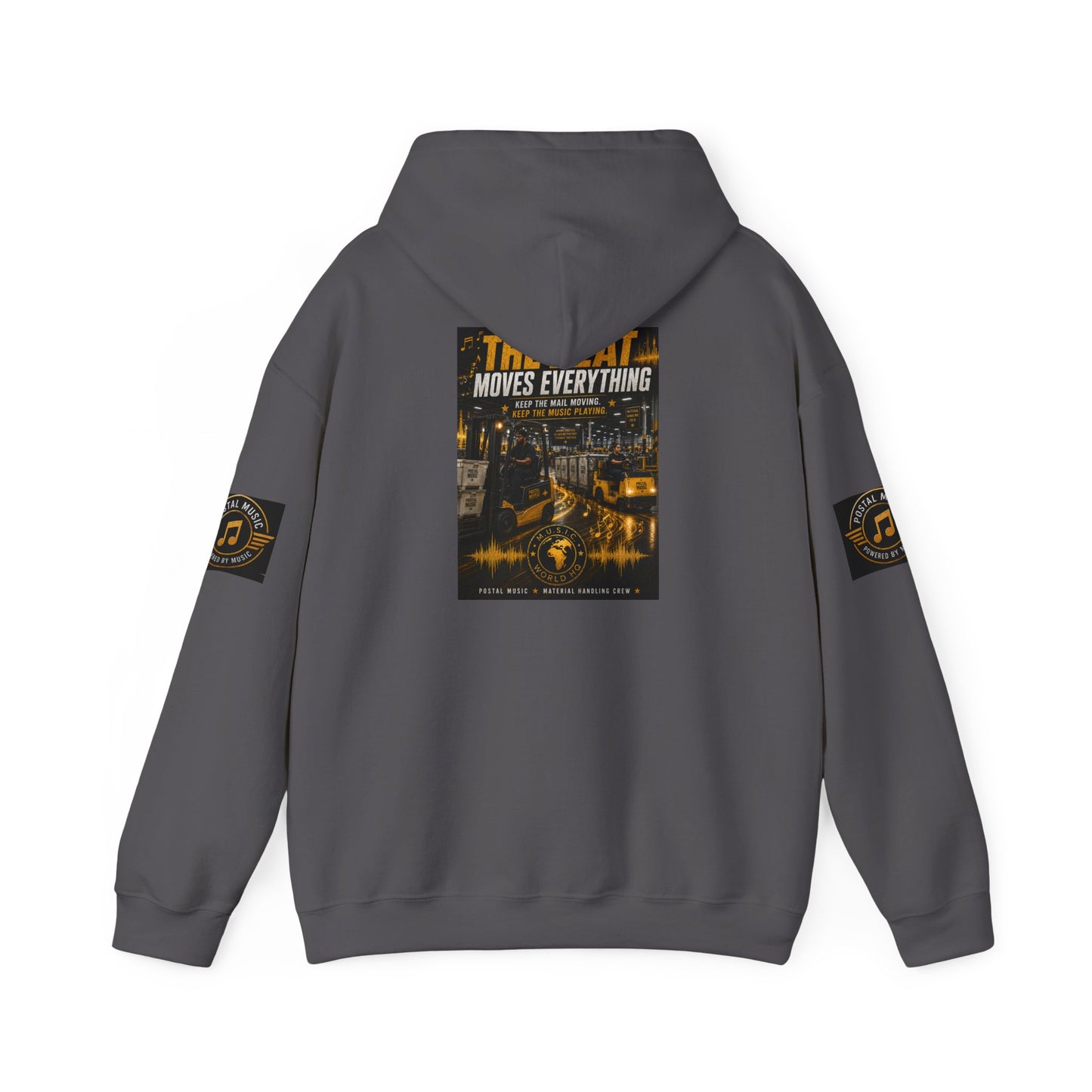The Beat Moves Everything — Men's Hoodie | Postal Music