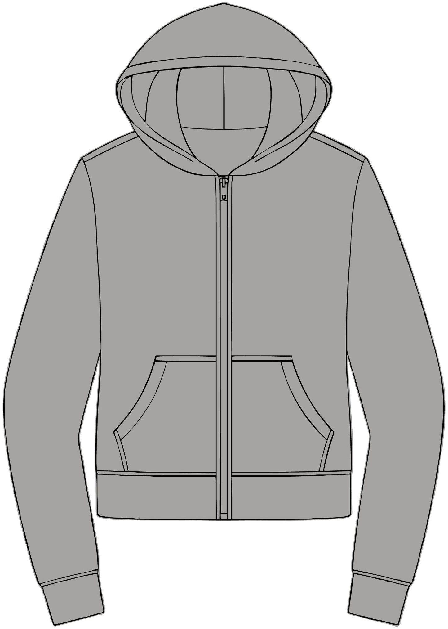Postal Music - We Set the Stage - Women's Full-Zip Fleece Hoodie