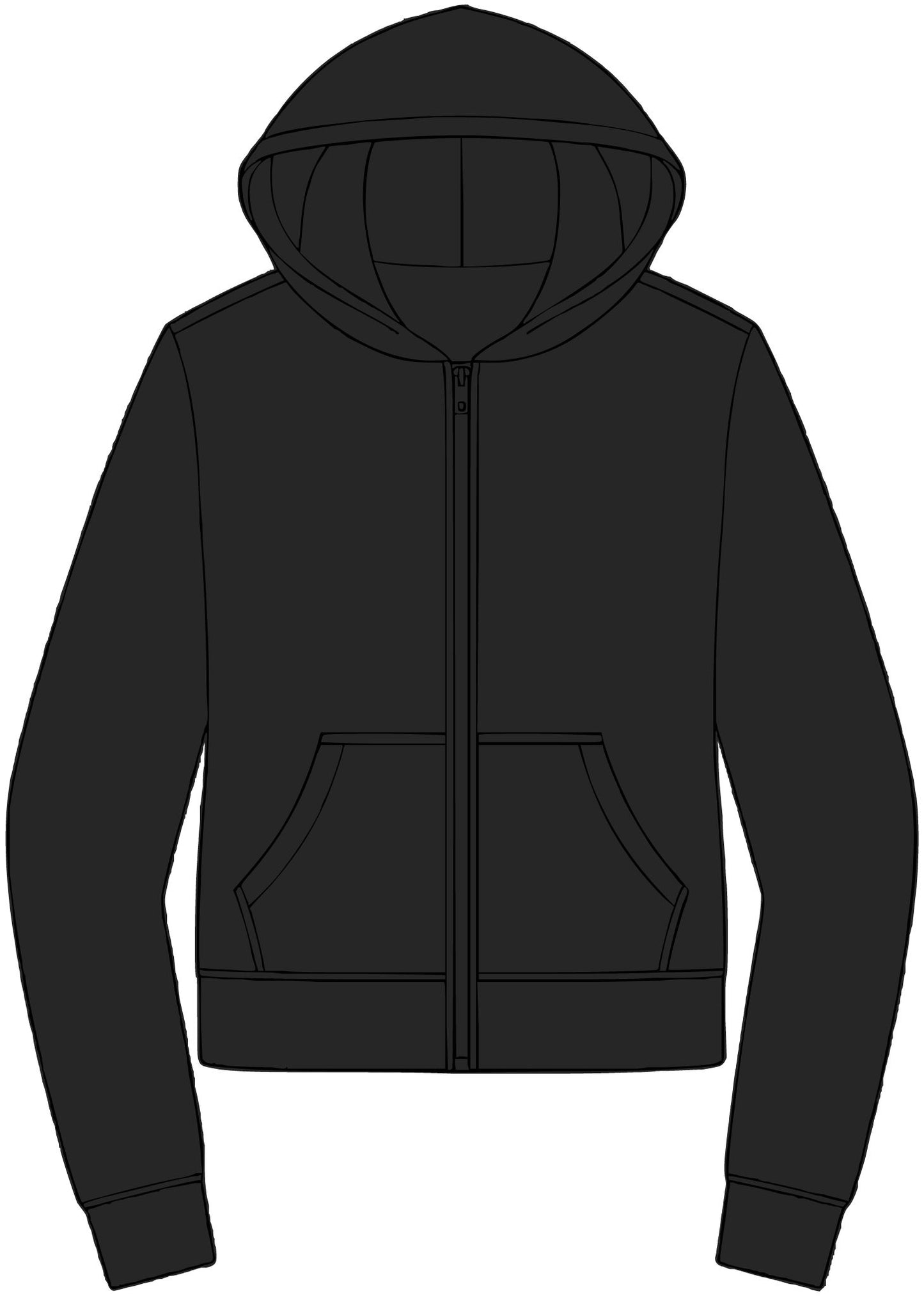 Postal Music - We Set the Stage - Women's Full-Zip Fleece Hoodie