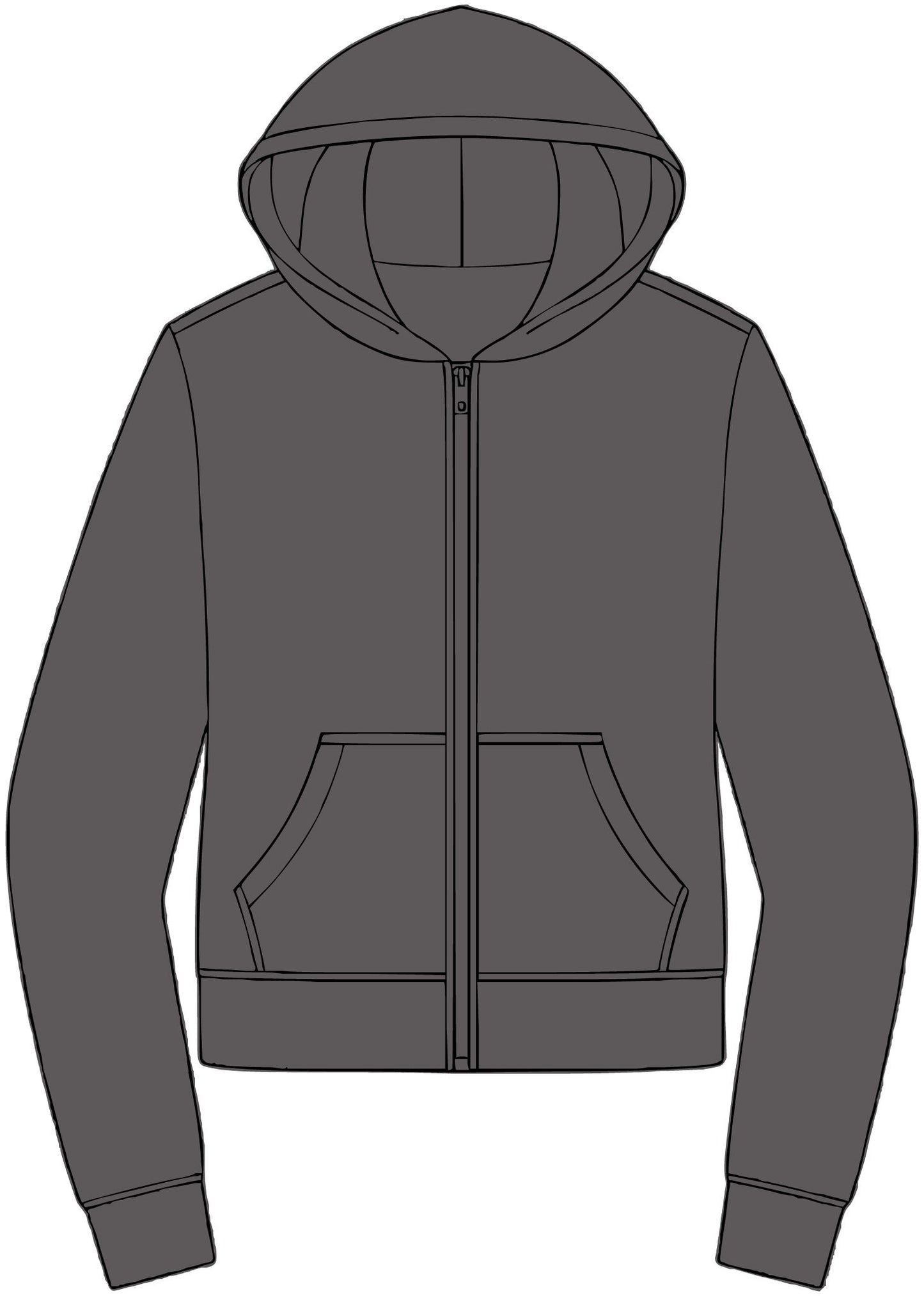 Postal Music - We Set the Stage - Women's Full-Zip Fleece Hoodie