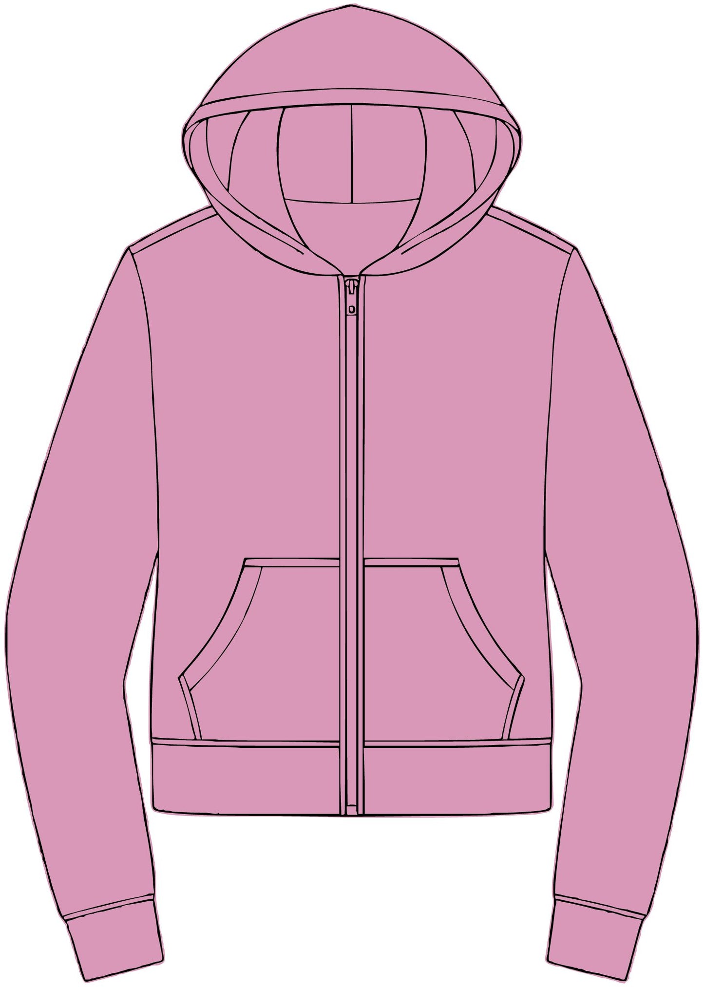 Postal Music - We Set the Stage - Women's Full-Zip Fleece Hoodie