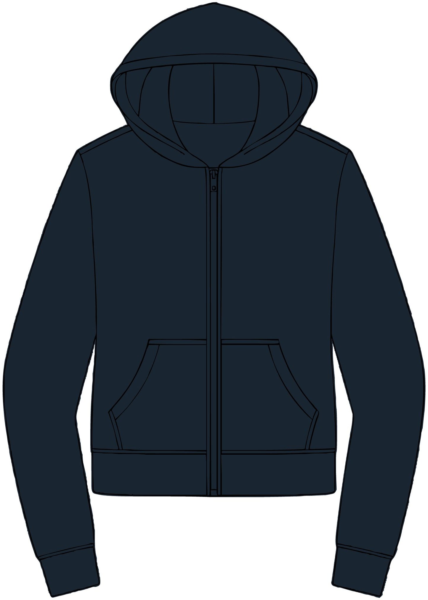 Postal Music - We Set the Stage - Women's Full-Zip Fleece Hoodie