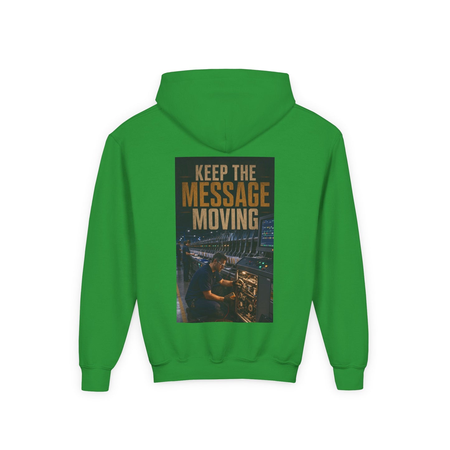 Postal Music — Keep the Message Moving — Youth Hoodie