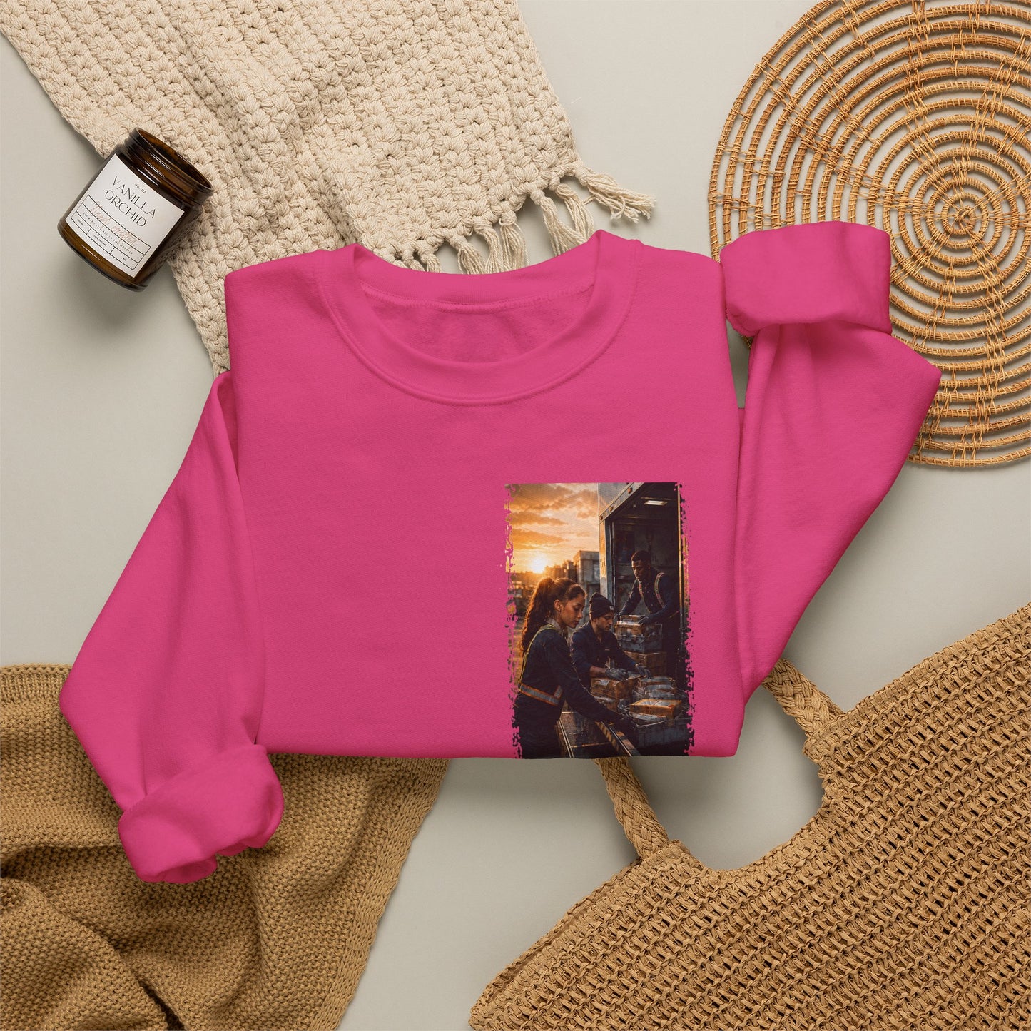 Postal Music — The Next Tour Core Crewneck Sweatshirt — Color Group 2 of 3