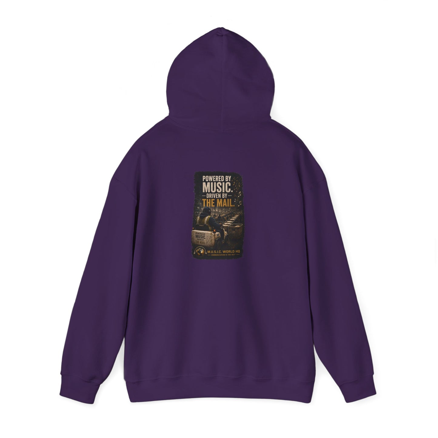 Postal Music - Powered by Music Hoodie - Colorways C