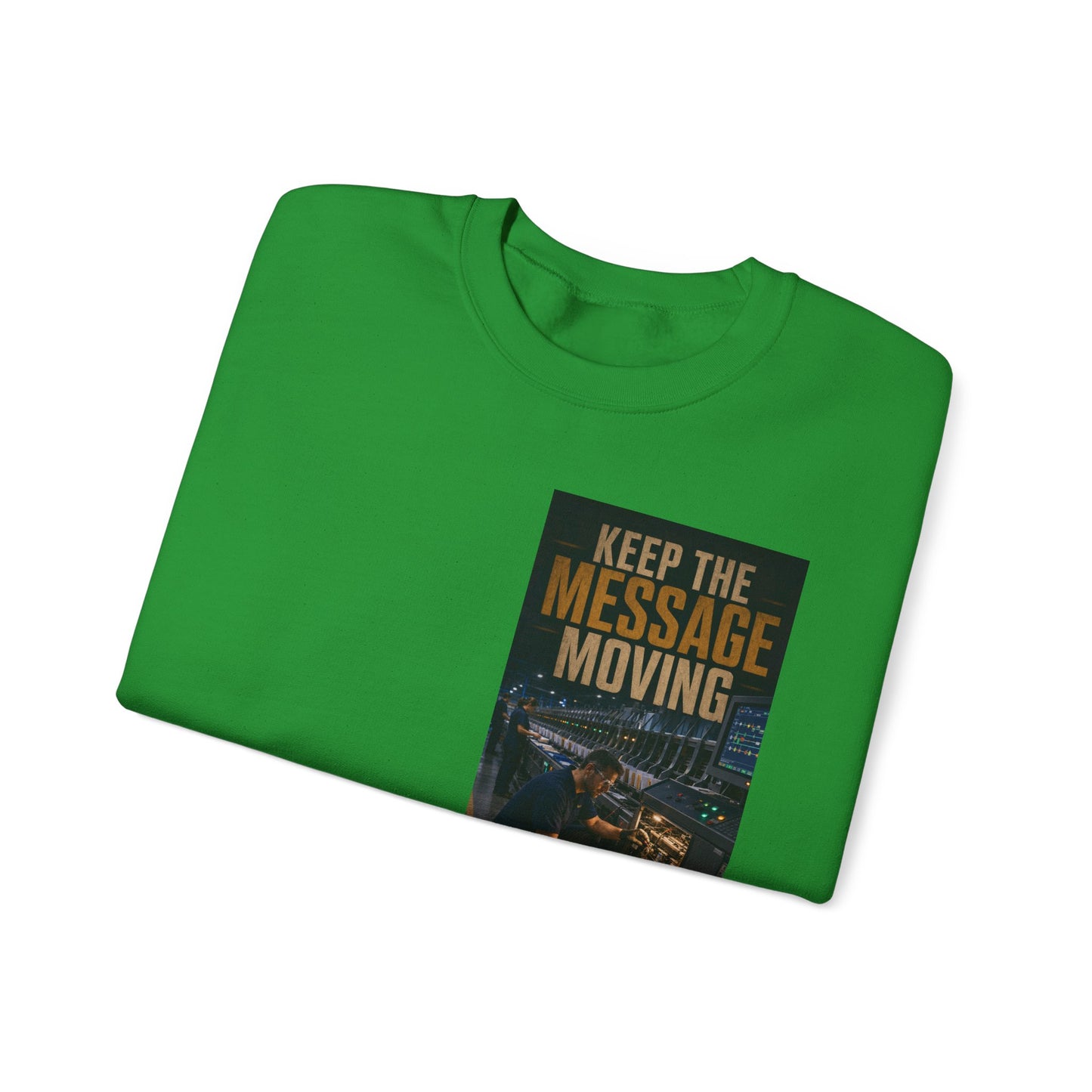 Postal Music — Keep the Message Moving — Core Crewneck Sweatshirt