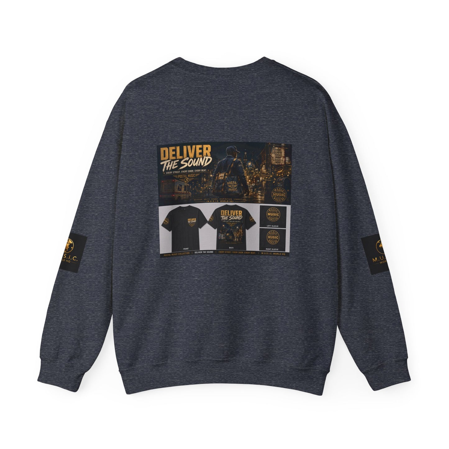 Postal Music — Deliver the Sound — Core Crewneck Sweatshirt