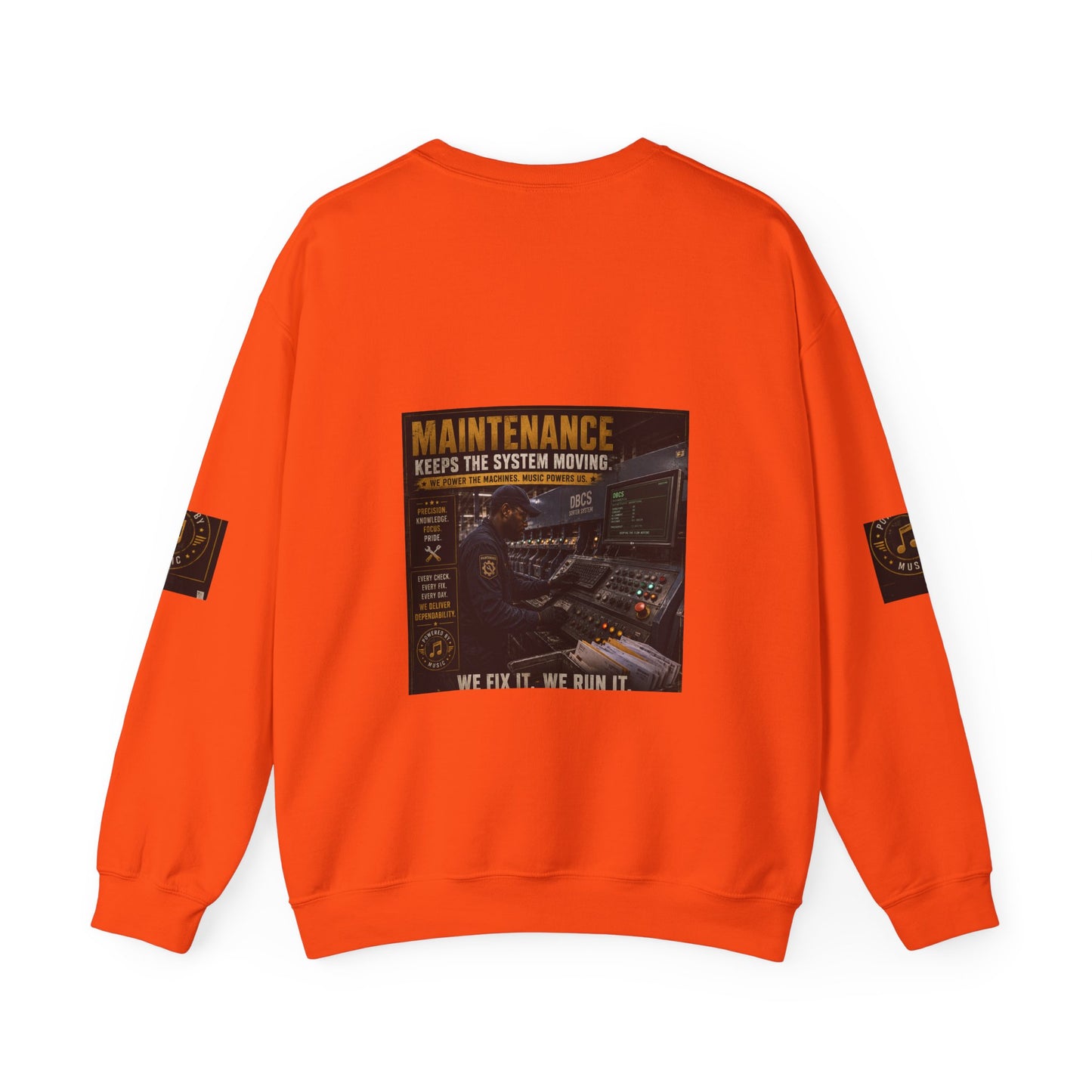 Postal Music — Maintenance Keeps the System Moving — Core Crewneck Sweatshirt