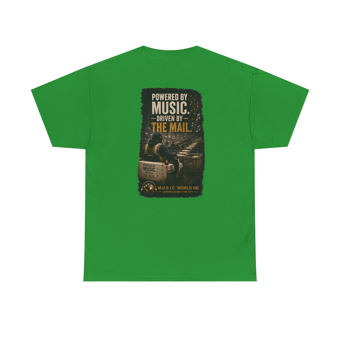 Postal Music - Powered by Music Premium T-Shirt - Colorways C