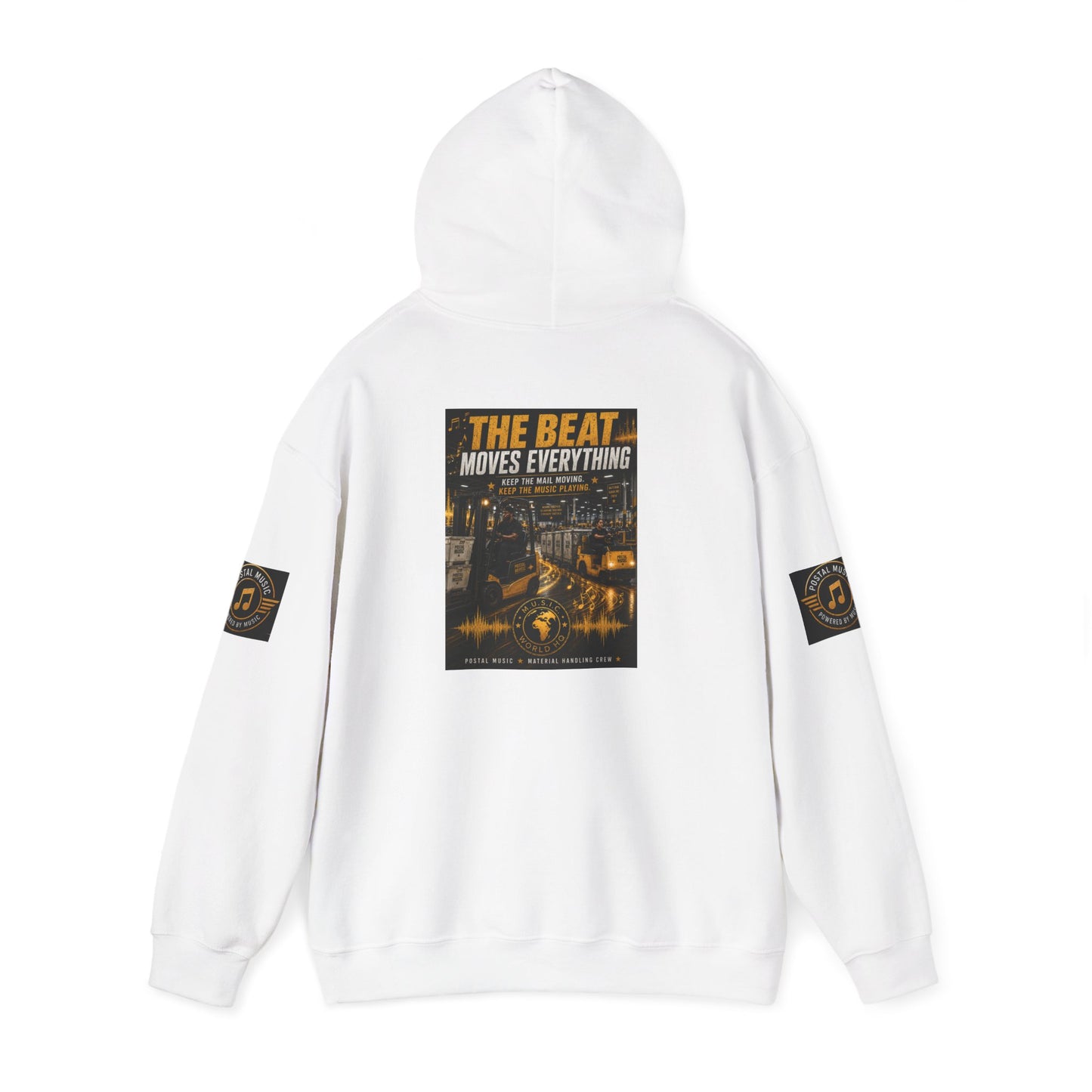 The Beat Moves Everything — Men's Hoodie | Postal Music