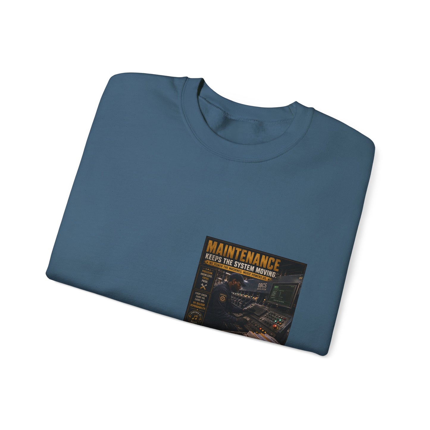Postal Music — Maintenance Keeps the System Moving — Core Crewneck Sweatshirt