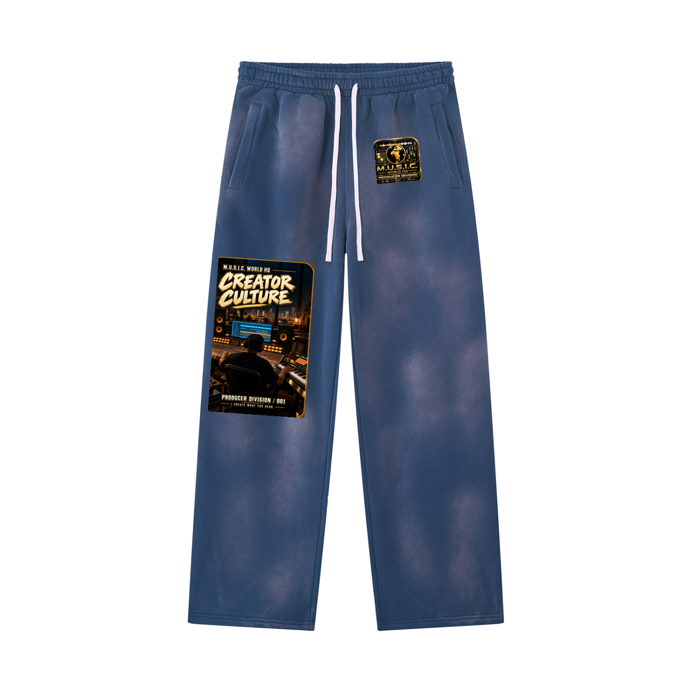 M.U.S.I.C. World HQ Creator Culture – Producer Division 001 Sunfade Sweatpants