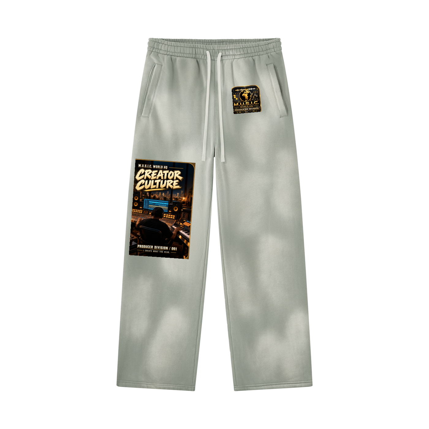 M.U.S.I.C. World HQ Creator Culture – Producer Division 001 Sunfade Sweatpants
