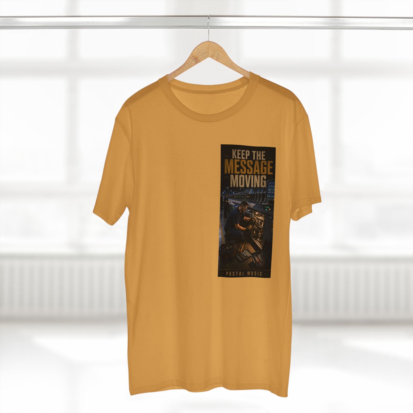 Postal Music — Keep the Message Moving — Streetwear T-Shirt