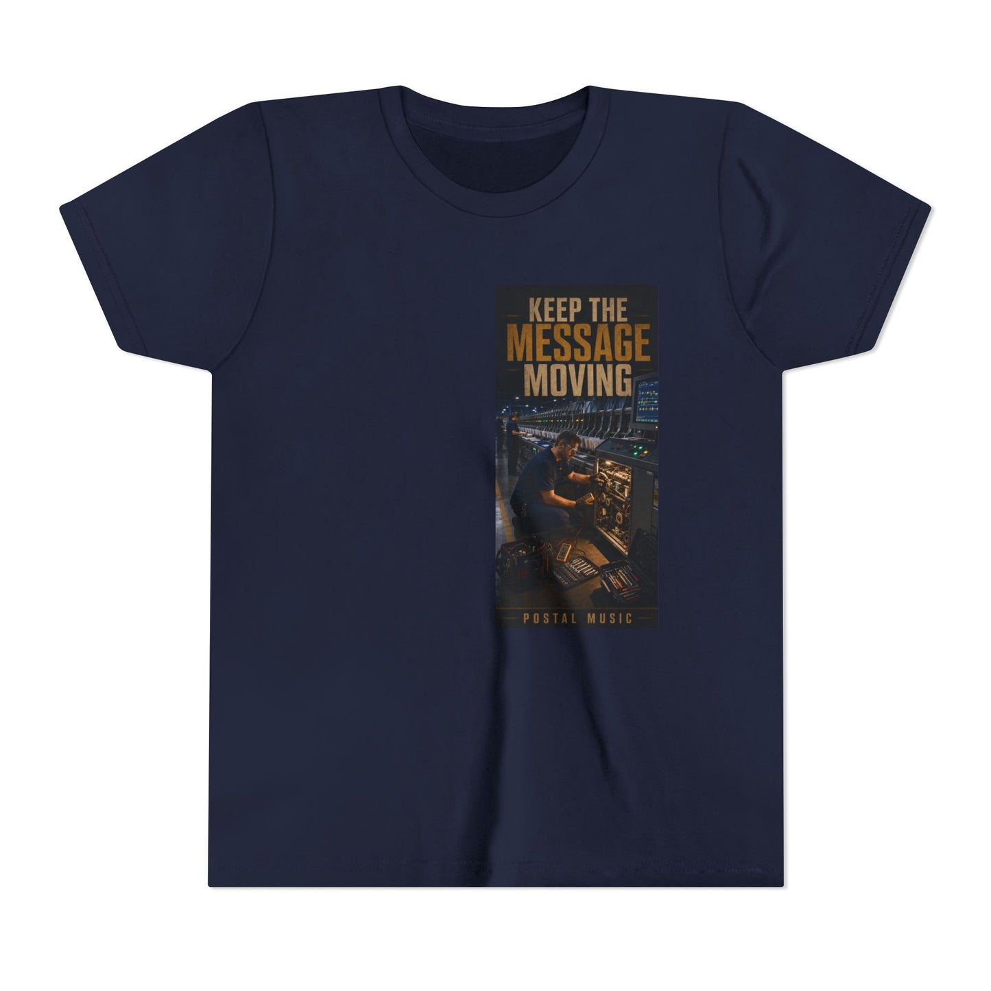 Postal Music — Keep the Message Moving — Youth T-Shirt