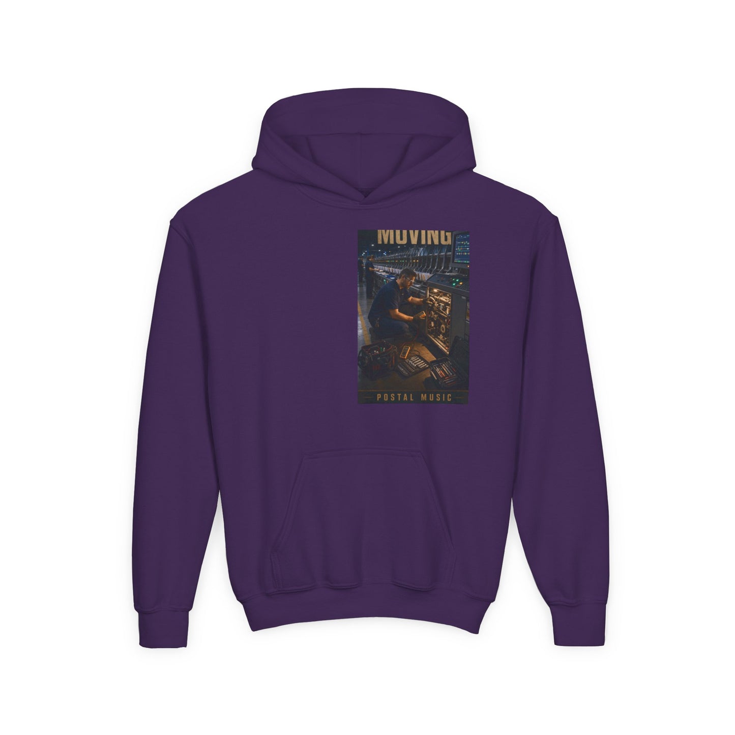 Postal Music — Keep the Message Moving — Youth Hoodie