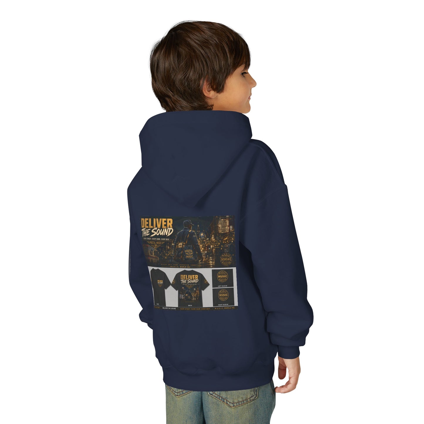 Postal Music — Deliver the Sound — Youth Hoodie