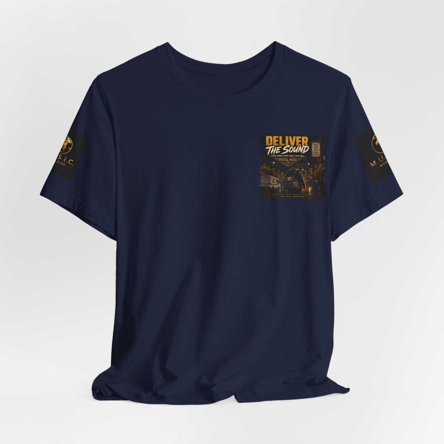 Postal Music — Deliver the Sound — Premium Unisex T-Shirt