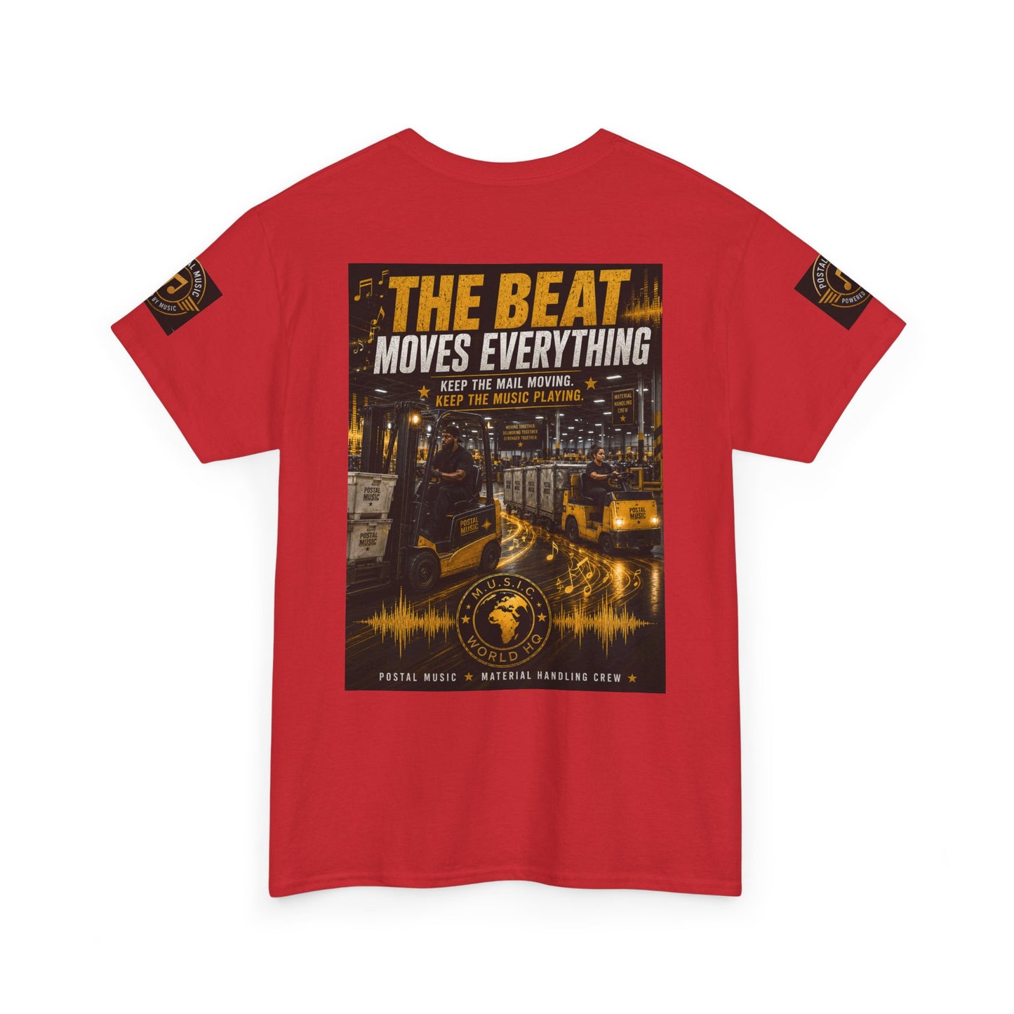 The Beat Moves Everything — Men's T-Shirt | Postal Music