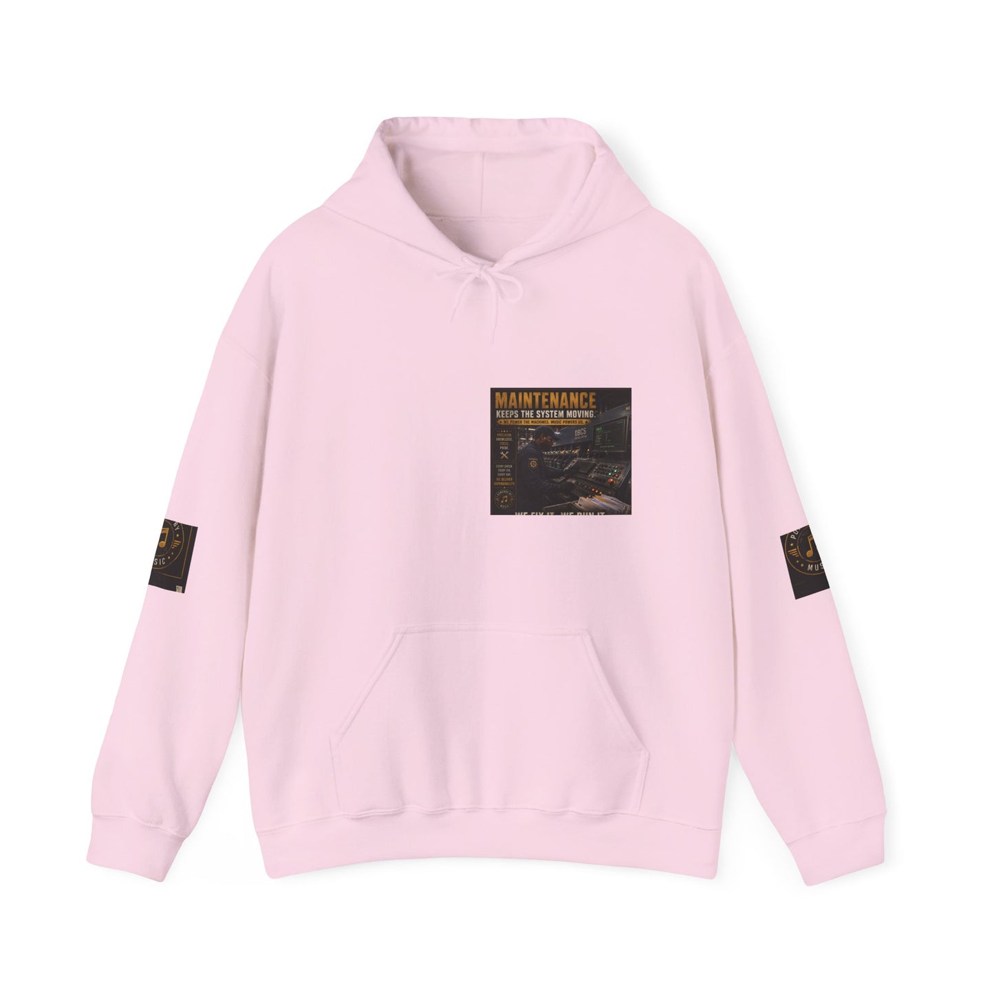 Postal Music — Maintenance Keeps the System Moving — Core Pullover Hoodie