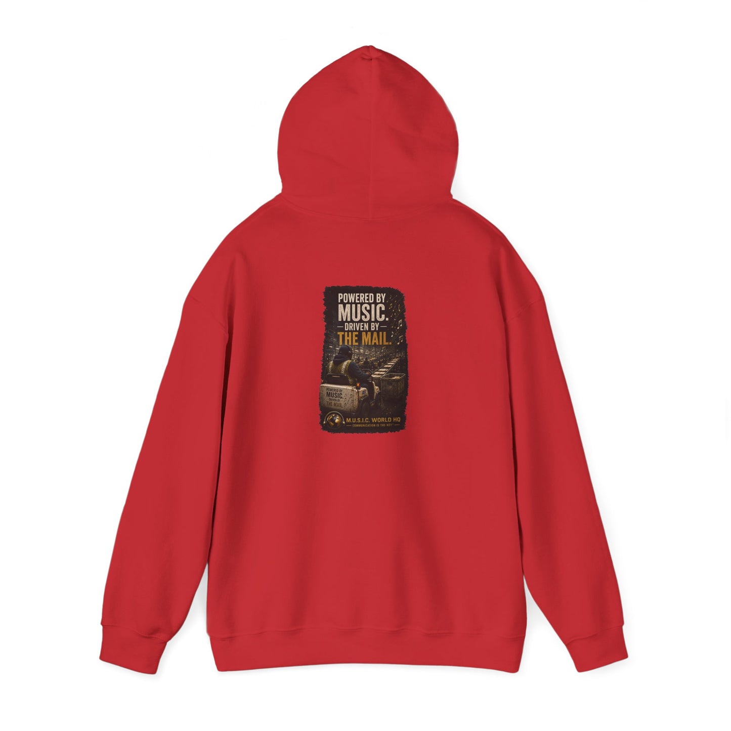 Postal Music - Powered by Music Hoodie - Colorways C
