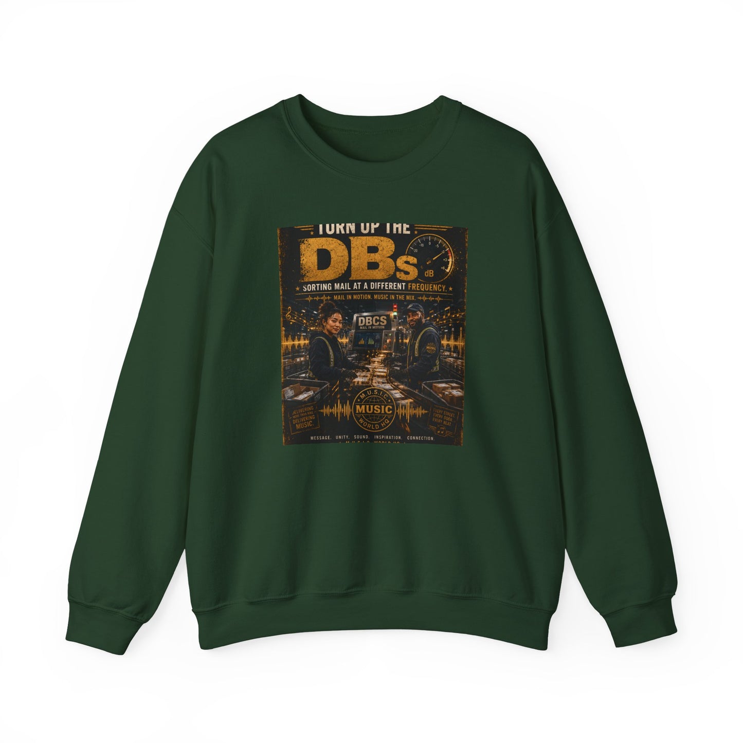 Turn Up the DBs — Men's Crewneck Sweatshirt (Jogger Set Top)