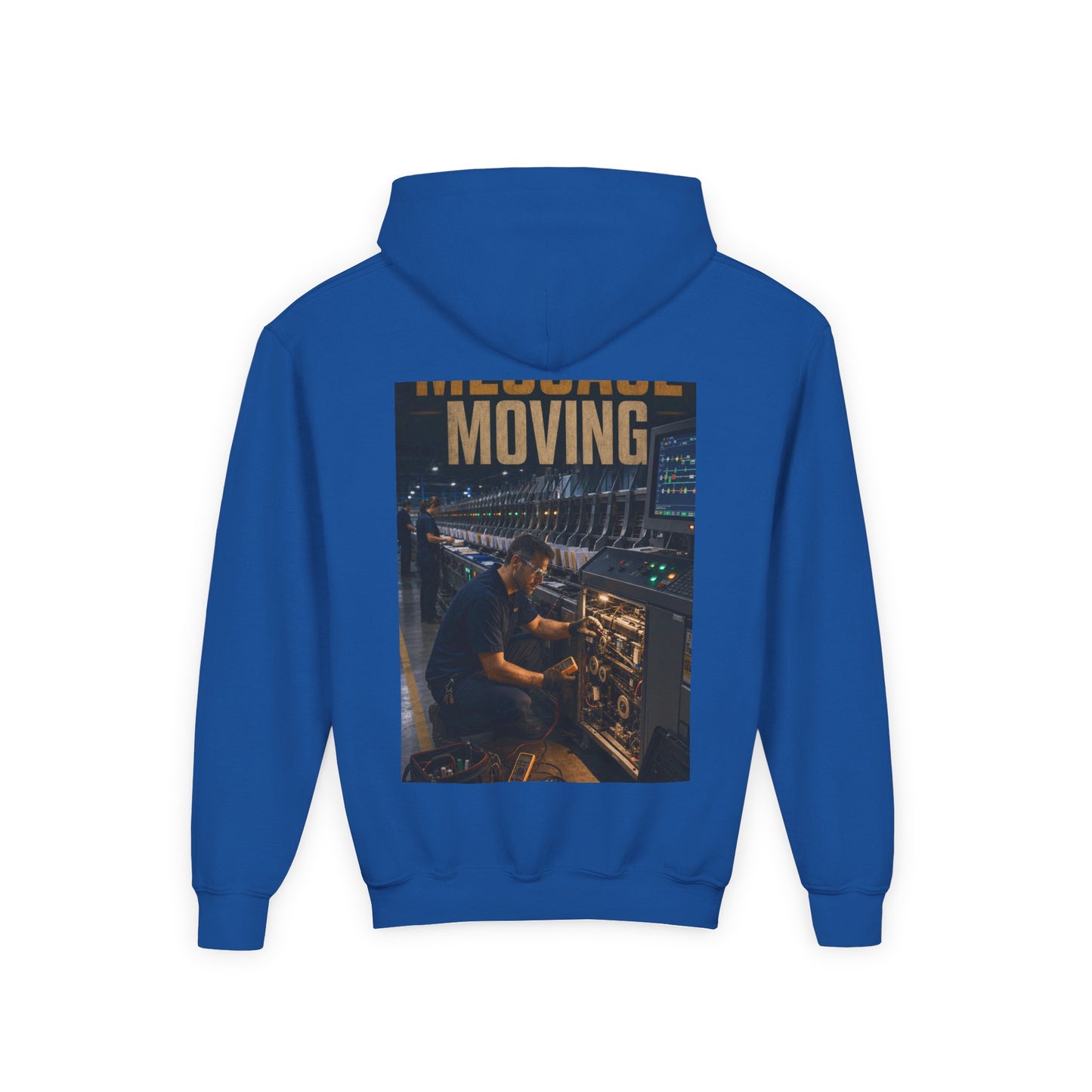 Postal Music — Keep the Message Moving — Youth Hoodie