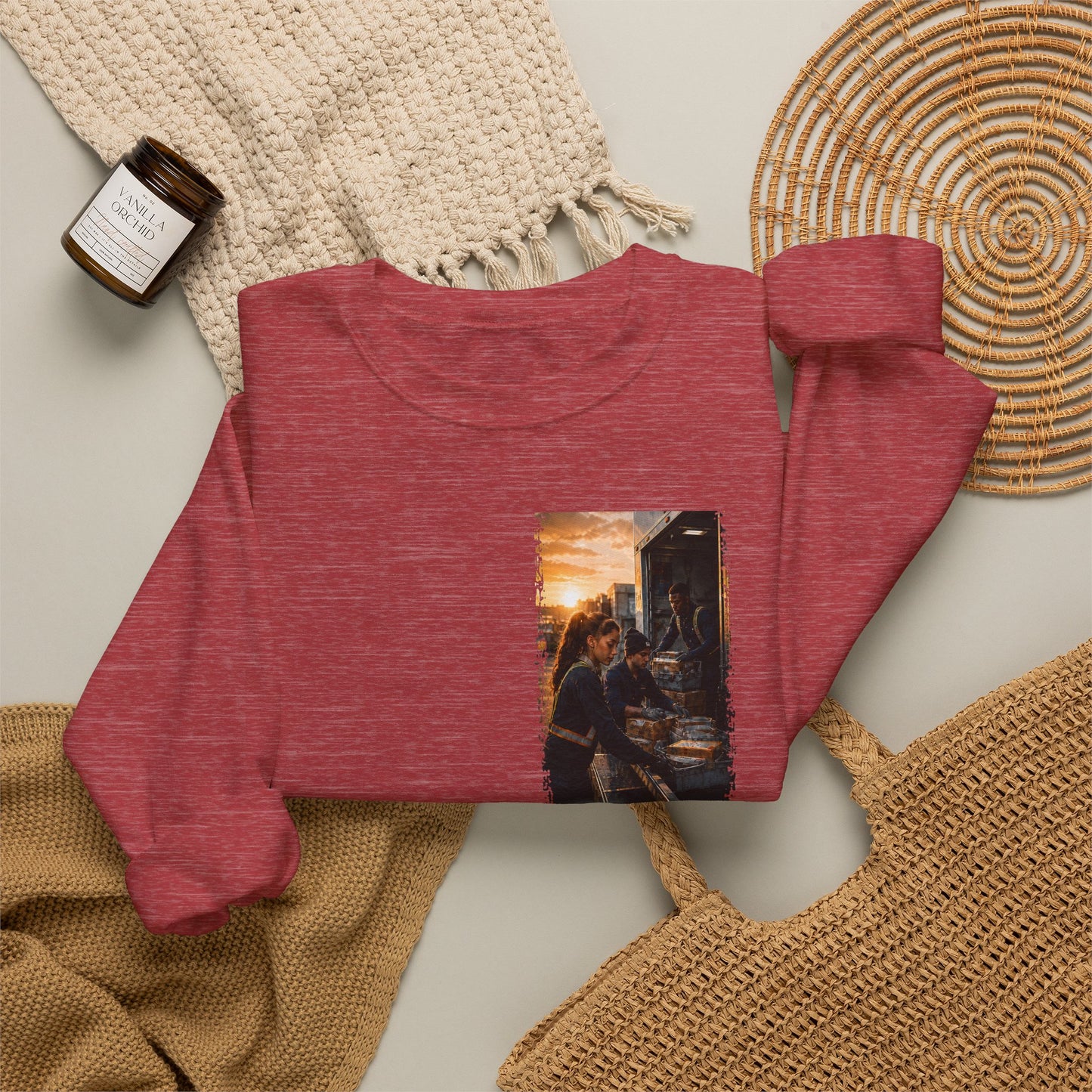 Postal Music — The Next Tour Core Crewneck Sweatshirt — Color Group 1 of 3