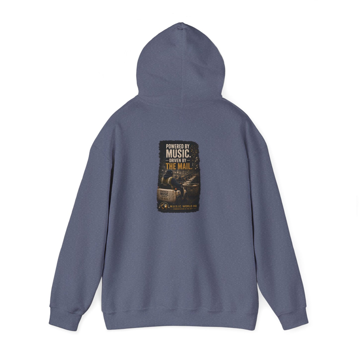 Postal Music - Powered by Music Hoodie - Colorways B