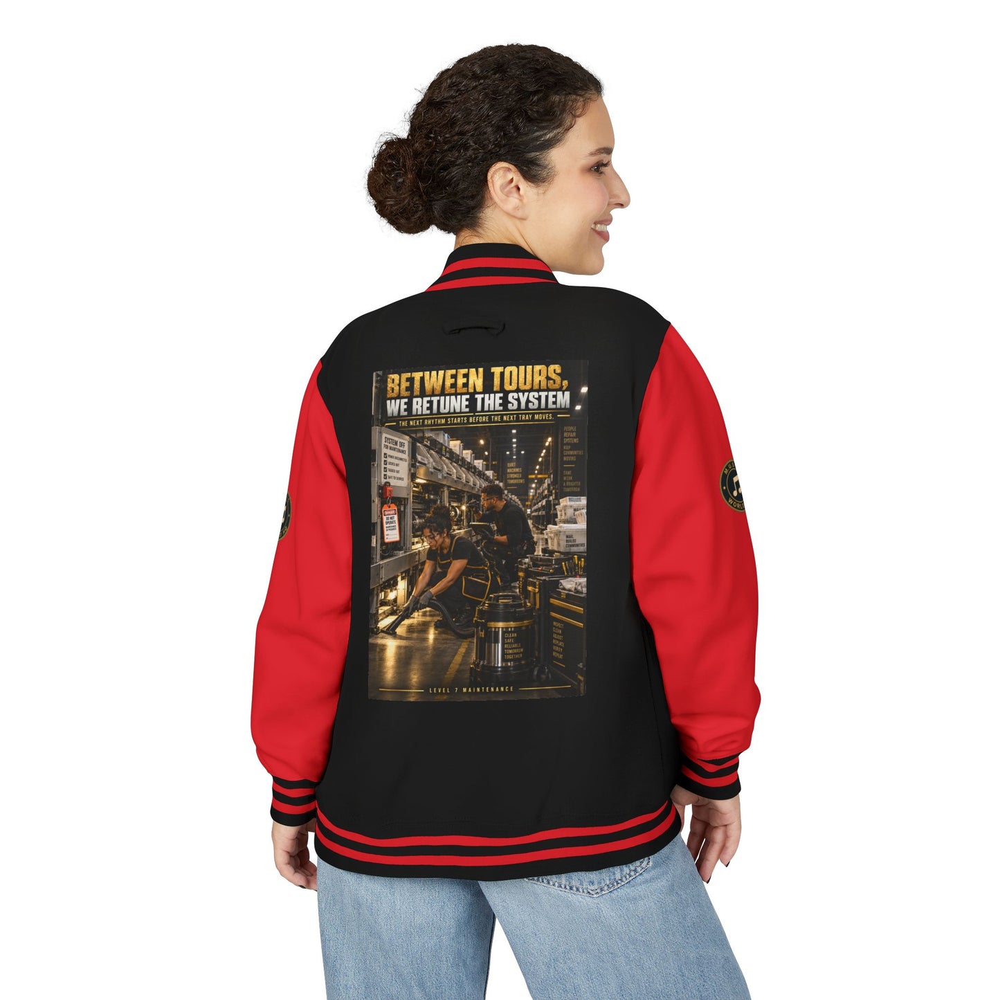 Postal Music - Between Tours, We Retune the System - Heavyweight Letterman Jacket