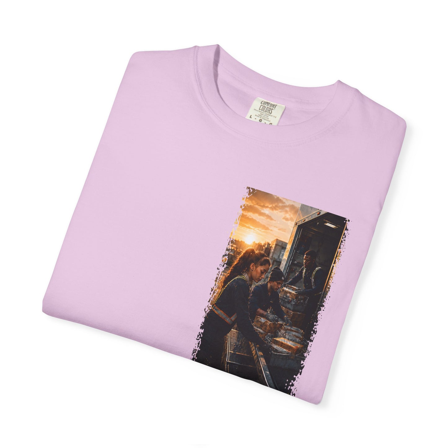 Postal Music — The Next Tour Garment-Dyed T-Shirt — Color Group 3 of 4