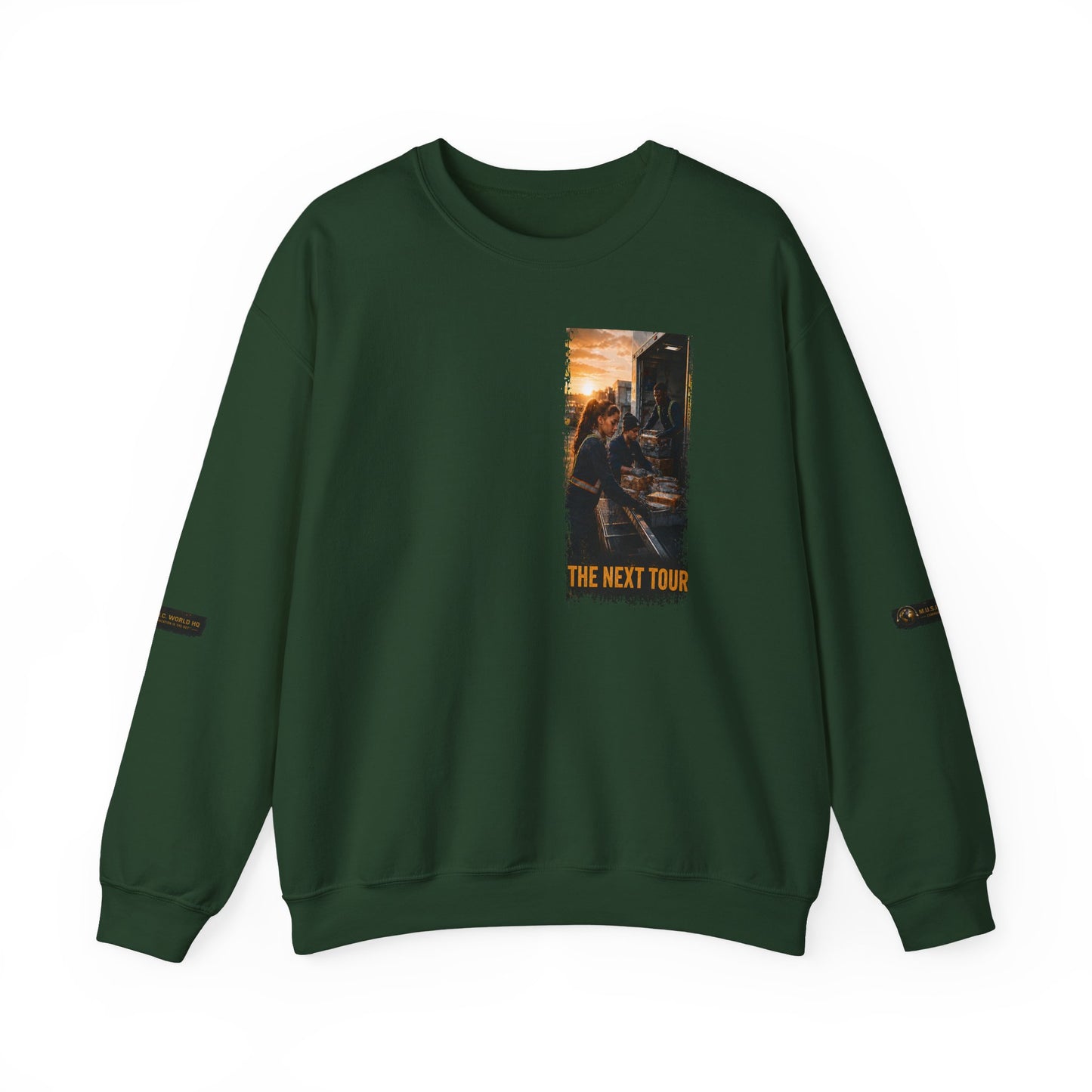 Postal Music — The Next Tour Core Crewneck Sweatshirt — Color Group 1 of 3