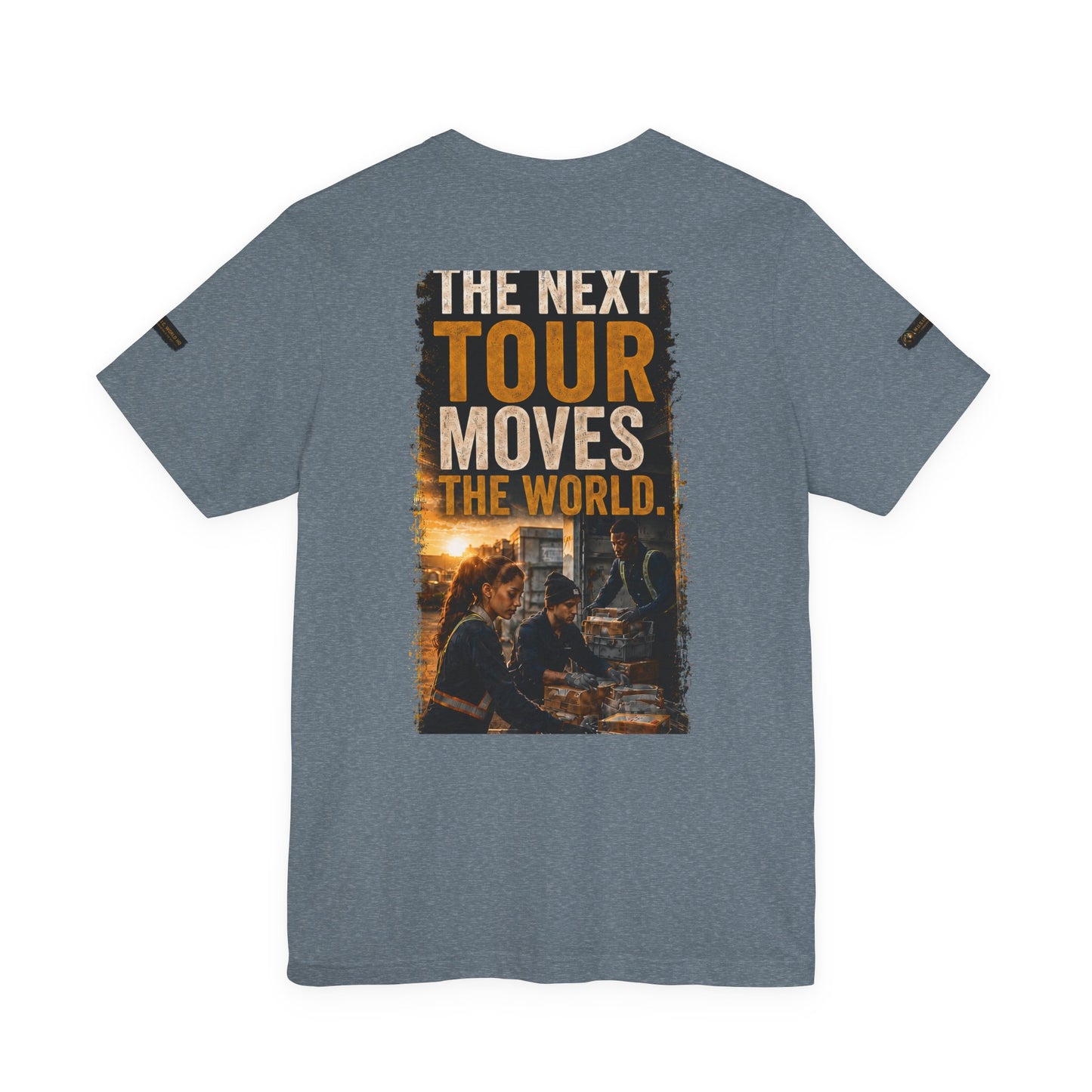 Postal Music — The Next Tour Premium Unisex T-Shirt — Color Group 7 of 11
