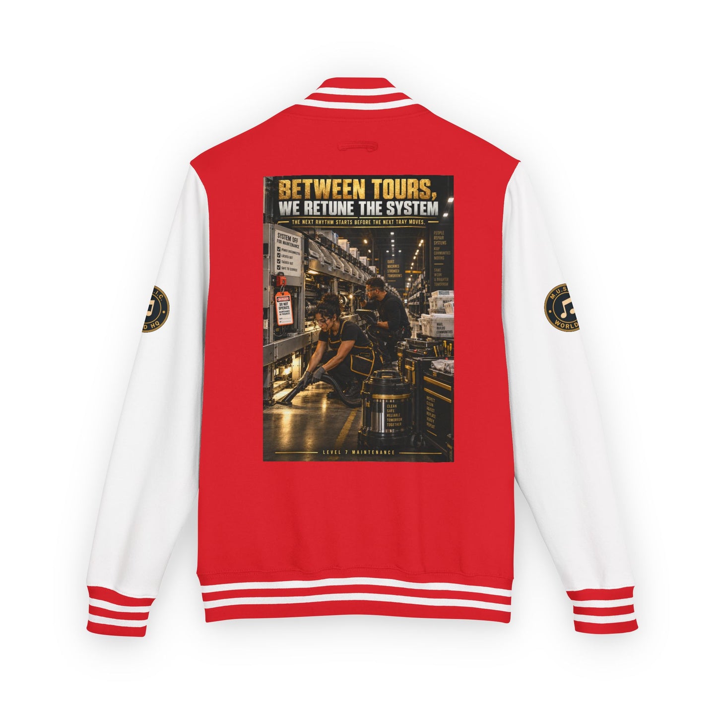 Postal Music - Between Tours, We Retune the System - Heavyweight Letterman Jacket