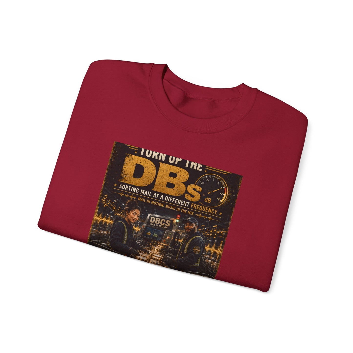Turn Up the DBs — Men's Crewneck Sweatshirt (Jogger Set Top)