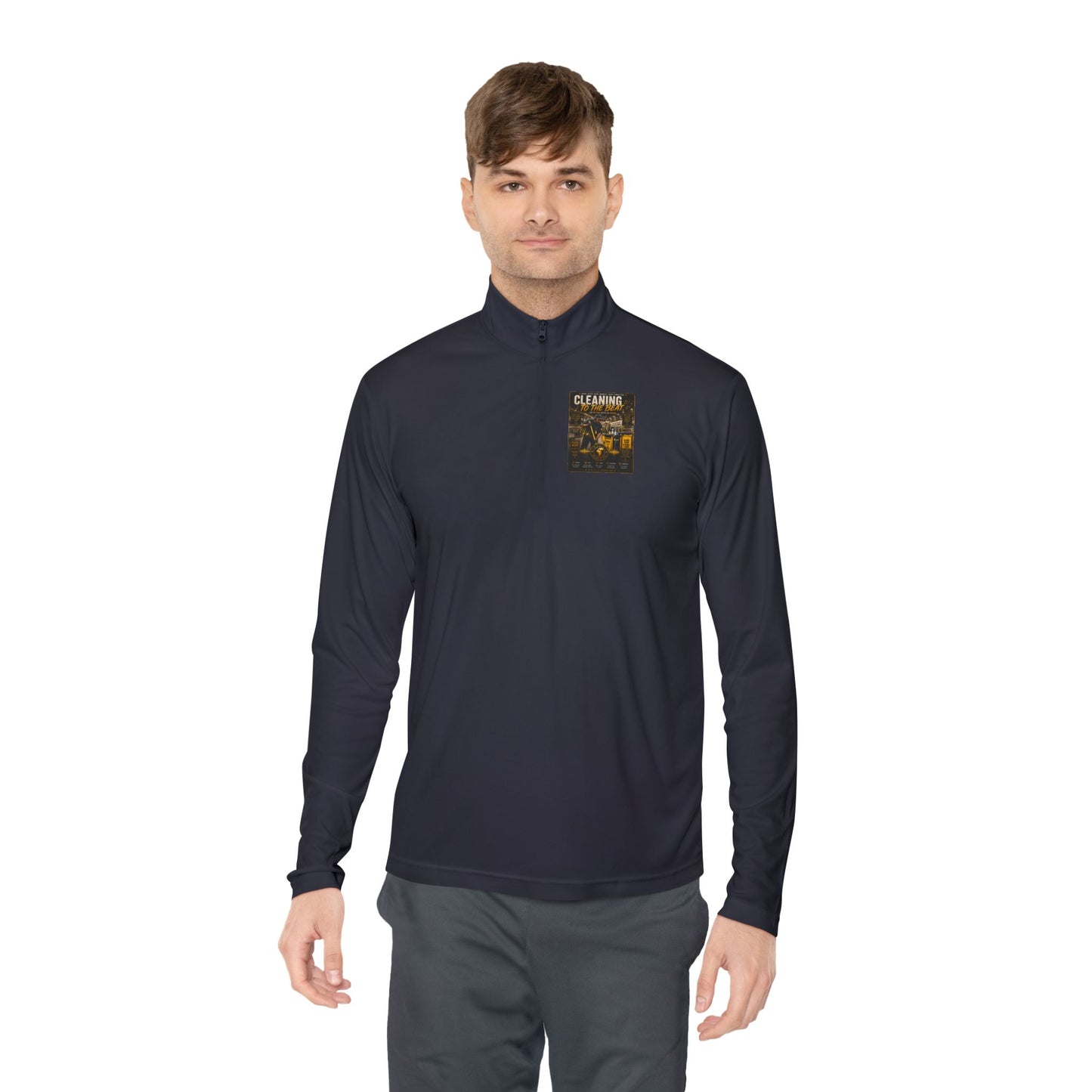 Cleaning to the Beat — Quarter-Zip Pullover