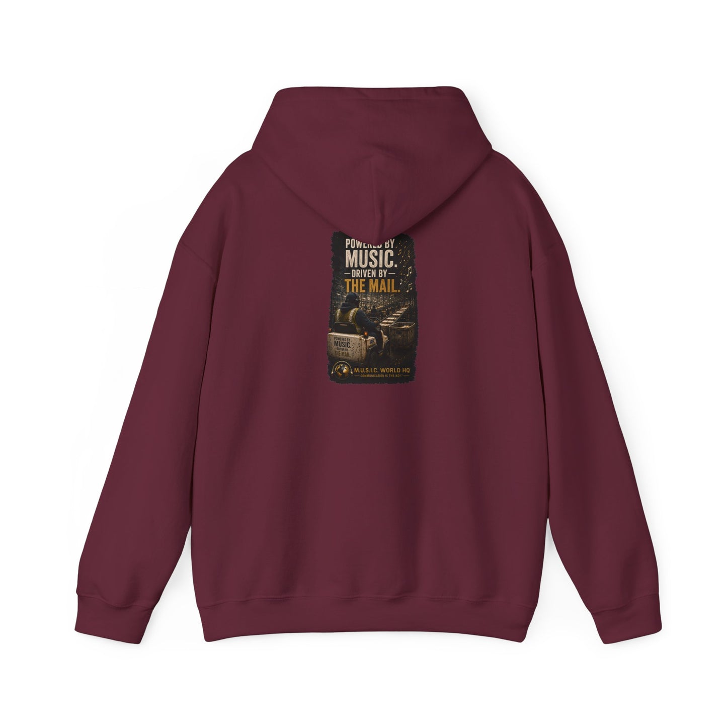 Postal Music - Powered by Music Hoodie - Colorways B