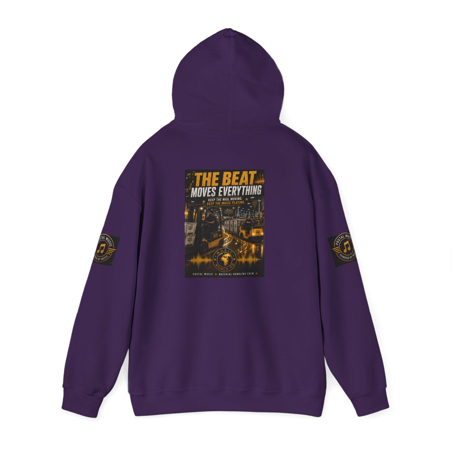 The Beat Moves Everything — Men's Hoodie | Postal Music