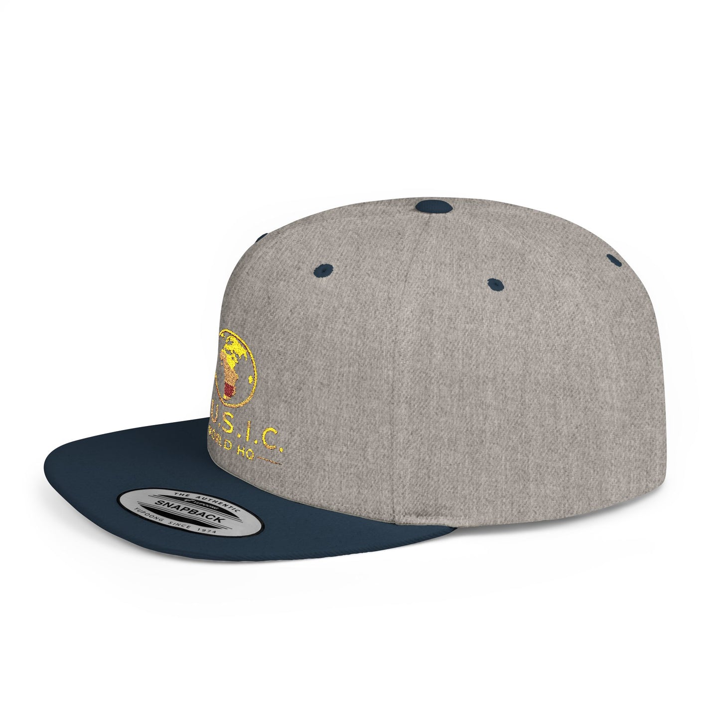 M.U.S.I.C. World HQ Heritage Premium Flat-Bill Snapback