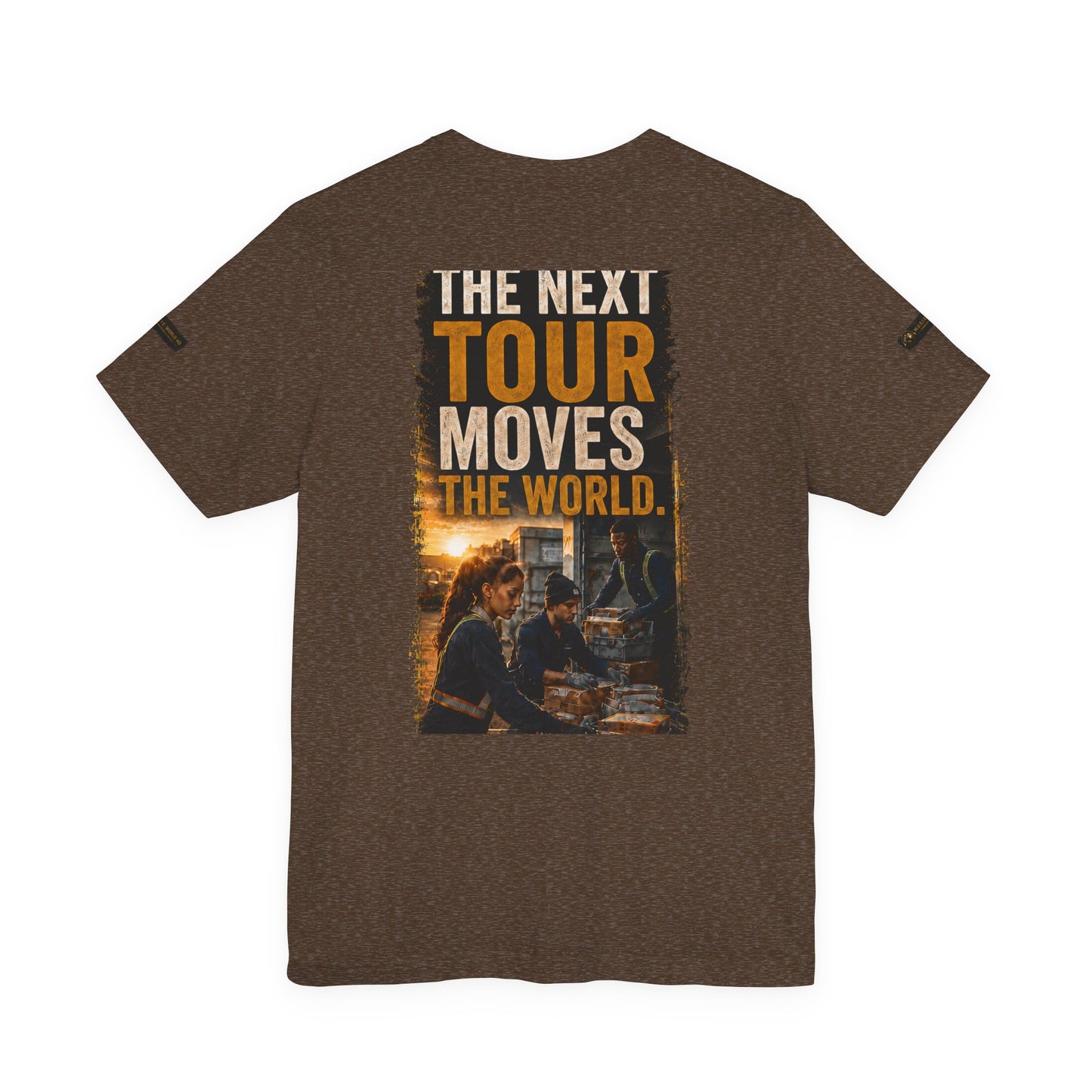 Postal Music — The Next Tour Premium Unisex T-Shirt — Color Group 3 of 11