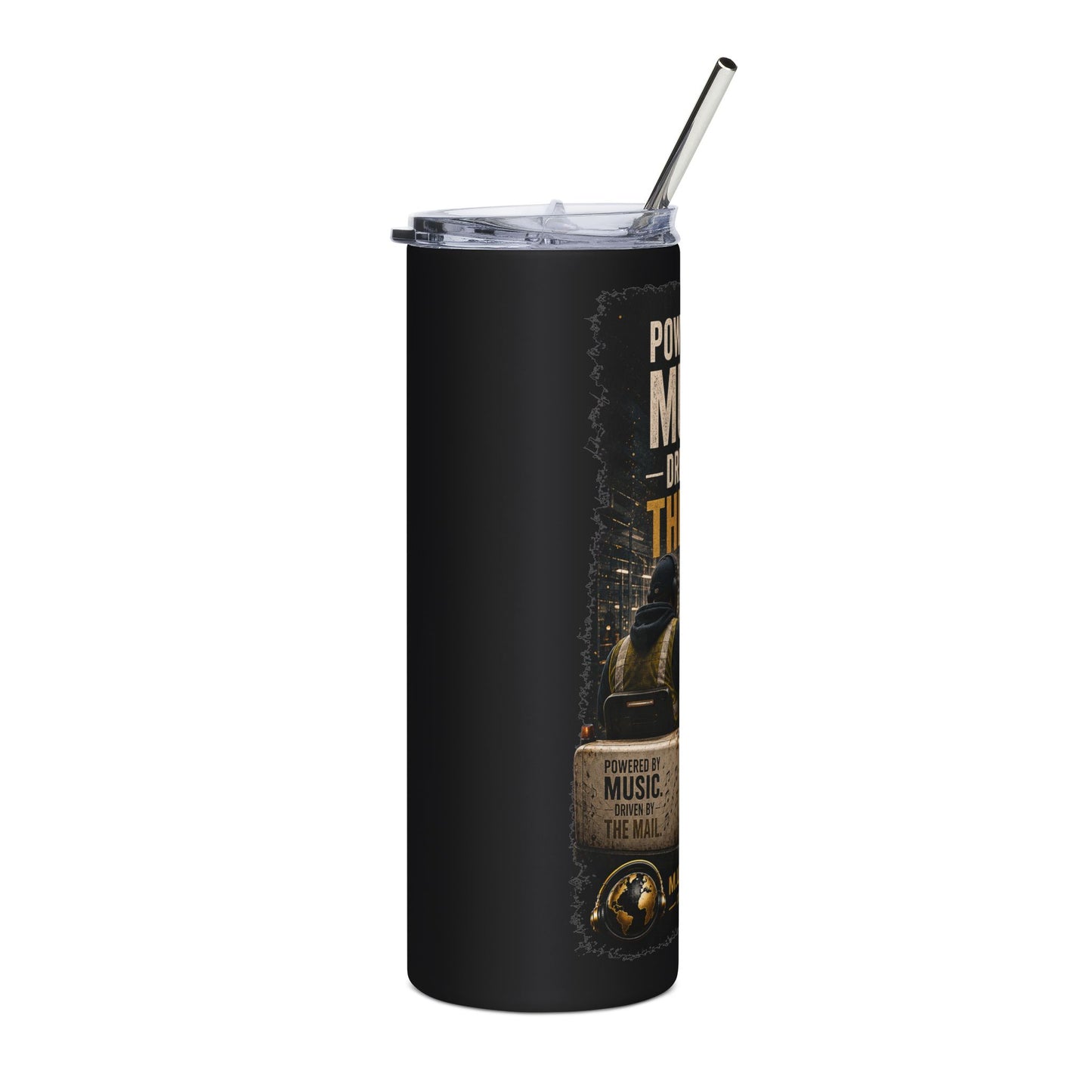 Postal Music - Powered by Music Stainless Tumbler
