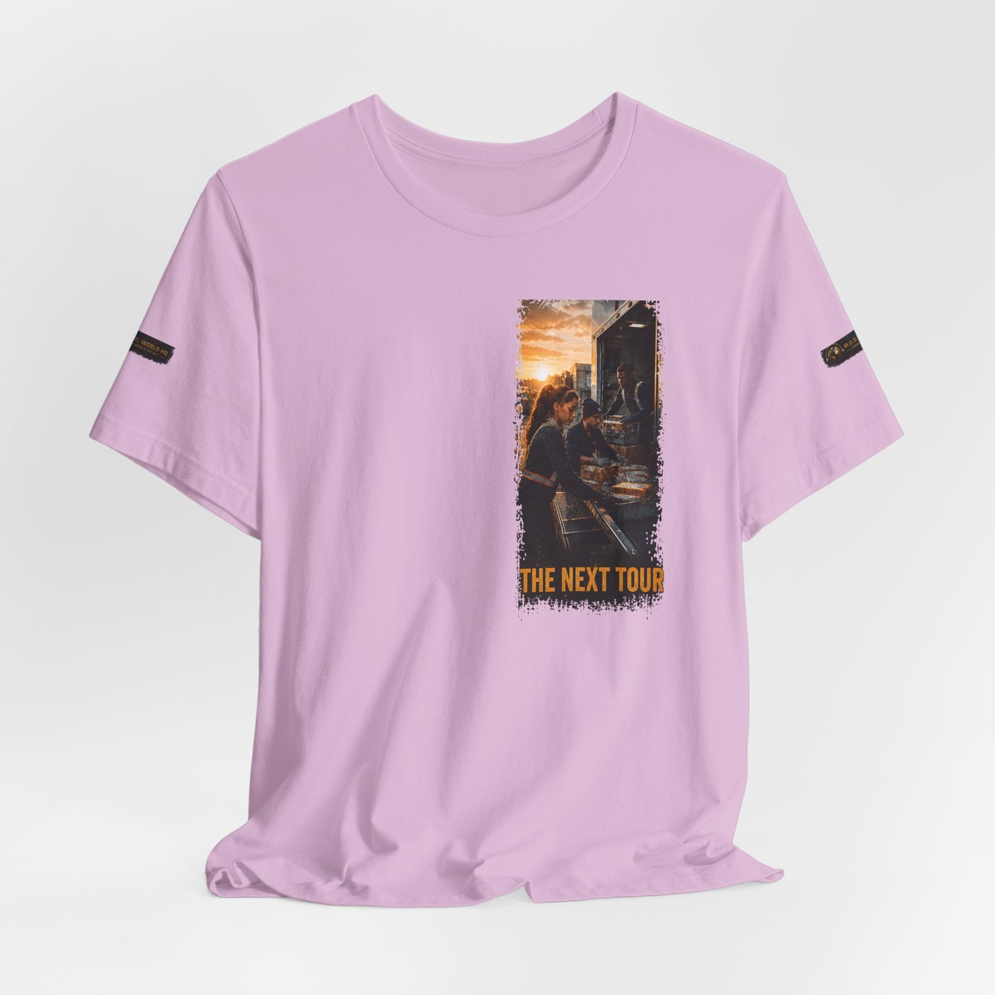 Postal Music — The Next Tour Premium Unisex T-Shirt — Color Group 8 of 11